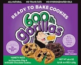 600lb Gorillas Ready to Bake Cookies